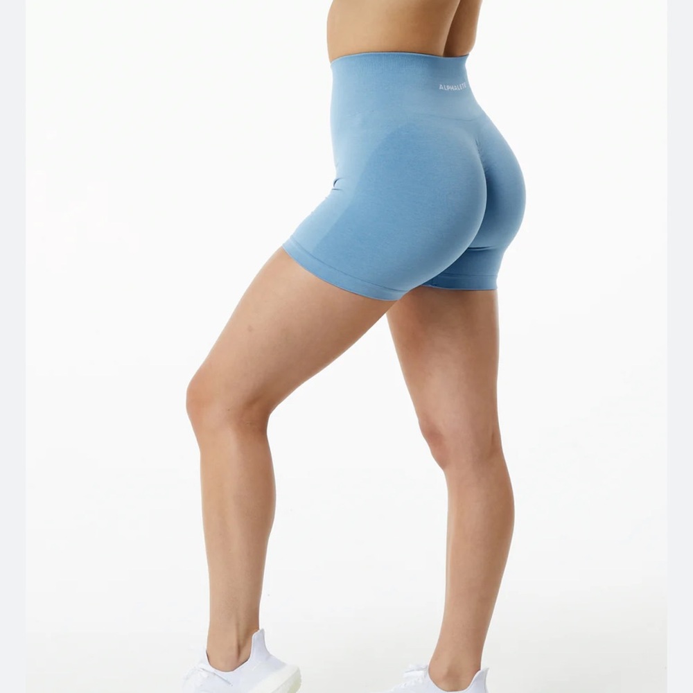 Alphalete Blue High-Waisted Leggings